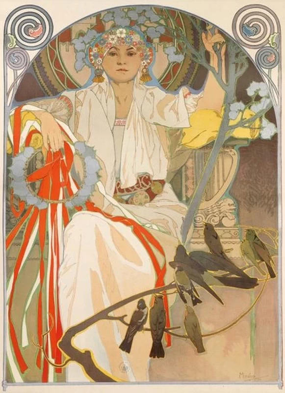 Alfons Mucha - Festival di primavera del canto e della musica a Praga